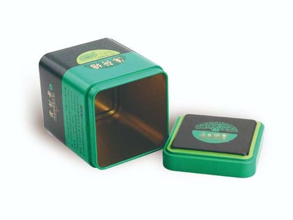 70*70*87mm马口铁方形茶叶食品包装千亿体育app 礼品茶叶金属包装铁盒