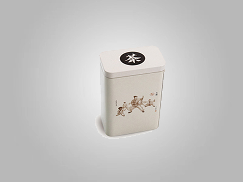 87x51x140长方形茶叶铁盒,茶叶千亿体育app包装定制_业士铁盒制罐定制厂家